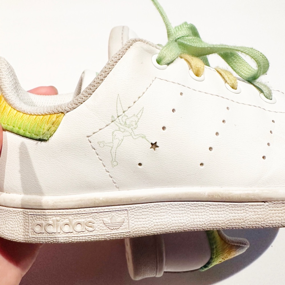 LIMITED EDITION Adidas Tinkerbell Stan Smith Youth Size 1.5